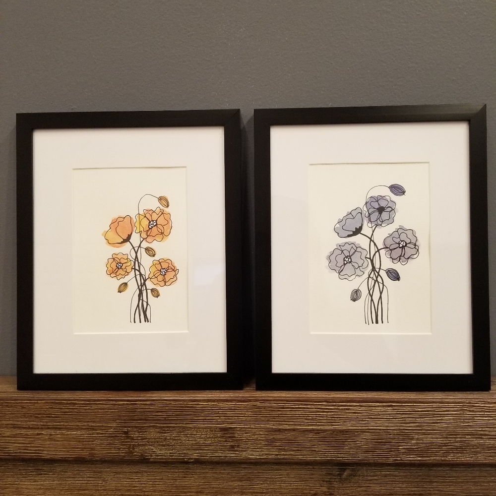 Poppies (handmade)